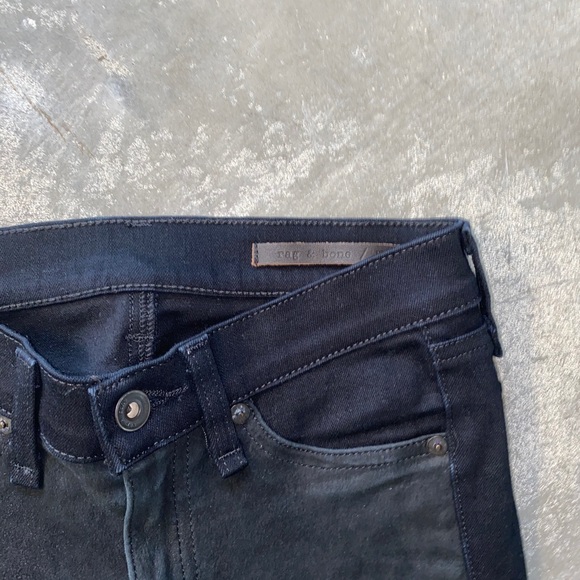 Rag and bone black 2 toned jeans - Picture 2 of 2